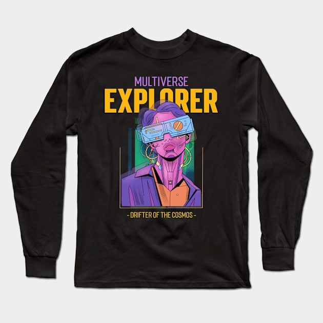 "Multiverse Explorer" - 3 of 6 Long Sleeve T-Shirt by The Multiverse Marketplace